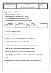 English Worksheet: can she go to London?