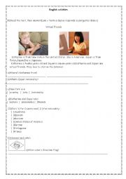 English Worksheet: Exercises about nationalities