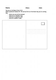English Worksheet: USA