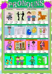 English Worksheet: Pronouns