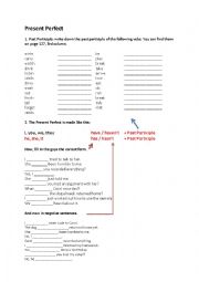 English Worksheet: Present Perfect