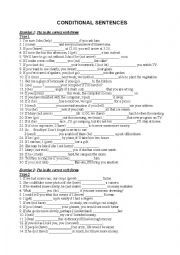 English Worksheet: CONDITIONALS