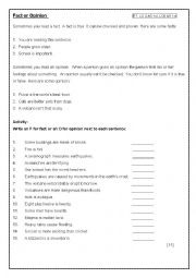 English Worksheet: Fact and opinion