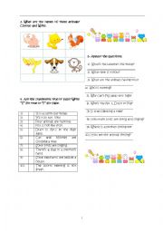 English Worksheet: Level Placement Quiz Part 3