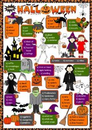 English Worksheet: Halloween - multiple choice