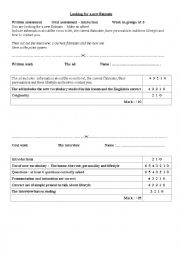 English Worksheet: Flatmates