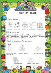 TEST  3 rd GRADE