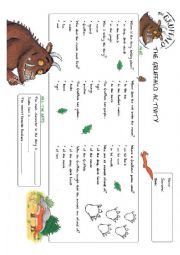 The Gruffalo worksheet