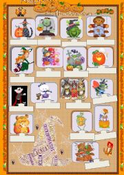 English Worksheet: Halloween 2012 - Matching exercise