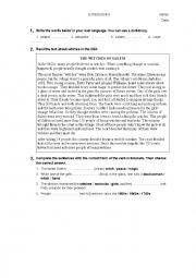 English Worksheet: Reading Extension (Part 9)