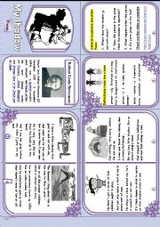 English Worksheet: My Shadow Mini Book