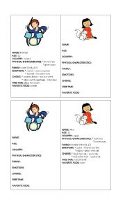 English Worksheet: Info-gap Activity