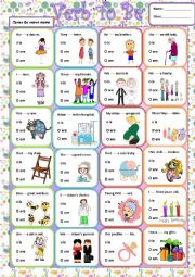 English Worksheet: Verb to Be