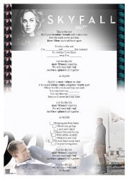 English Worksheet: Adele - Skyfall