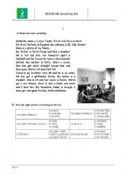 English Worksheet: revision work 6th grade