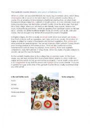English Worksheet: The Lambeth Country Show