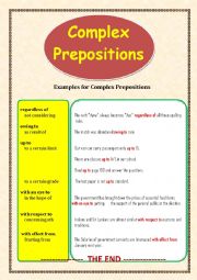 Complex Preposition     Part - 04