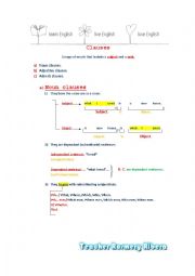 English Worksheet: NOUN CLAUSES