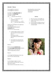 English Worksheet: To Be and Present Simple with Rihanna