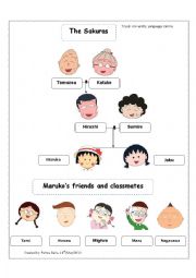 English Worksheet: Family tree