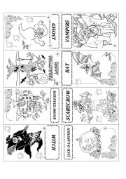 English Worksheet: *** HALLOWEEN MINIBOOK***