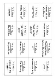 English Worksheet: Halloween Pictionary (Intermediate)