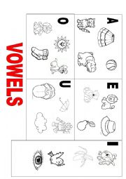 English Worksheet: Vowels