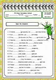 English Worksheet: Conditionals