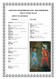 English Worksheet: THRILLER