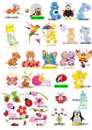 English Worksheet: award stickers