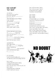 English Worksheet: No doubt