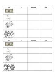 English Worksheet: quantity inerview