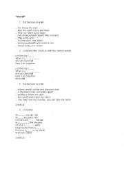 English Worksheet: Adele - Skyfall
