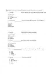 English Worksheet: electrical appliances