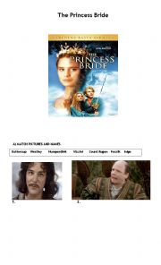 English Worksheet: The Princess Bride