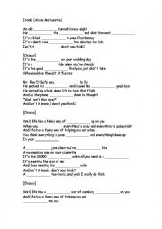 English Worksheet: Song activity - Ironic - Alanis Morissette