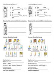 English Worksheet: Have got- To be- The family