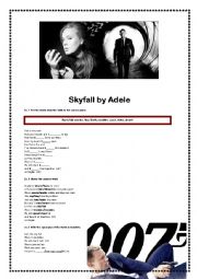 English Worksheet: Skyfall by Adele