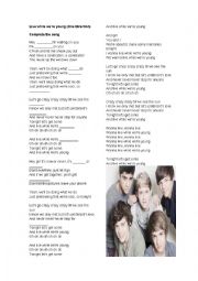 English Worksheet: One Direction