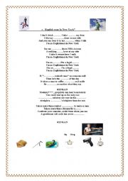 English Worksheet: English man in new york 