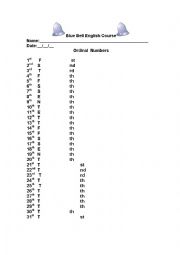 Ordinal Numbers