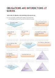 school obligations and interdictions