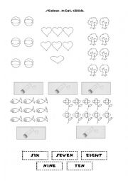 English Worksheet: Numbers