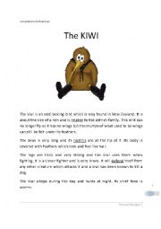 Reading Comprehension - The Kiwi