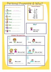 Personal Pronouns