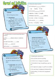 Gerund Vs Infinitive