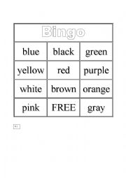 Color Bingo