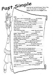 English Worksheet: Past Simple