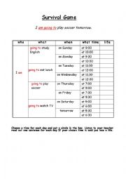 English Worksheet: Future tense