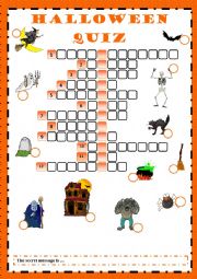 English Worksheet: Halloween